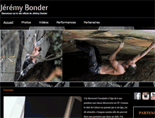 Tablet Screenshot of jeremybonder.com